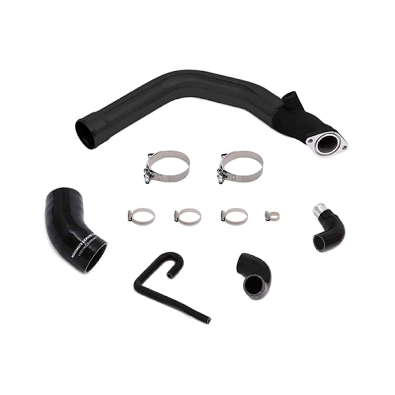 Mishimoto — Mishimoto 2015 Subaru WRX Top-Mount Intercooler Kit - Powder Coated Black & Black Pipes - view 4