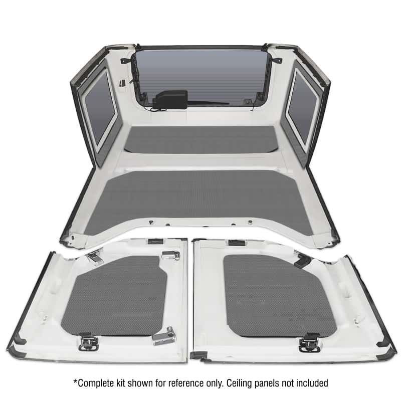 DEI — DEI 11-18 Jeep Wrangler JK 4-Door Boom Mat Rear Side Window Trim - 2 Piece - Gray
Sound Dampening Kit - view 5