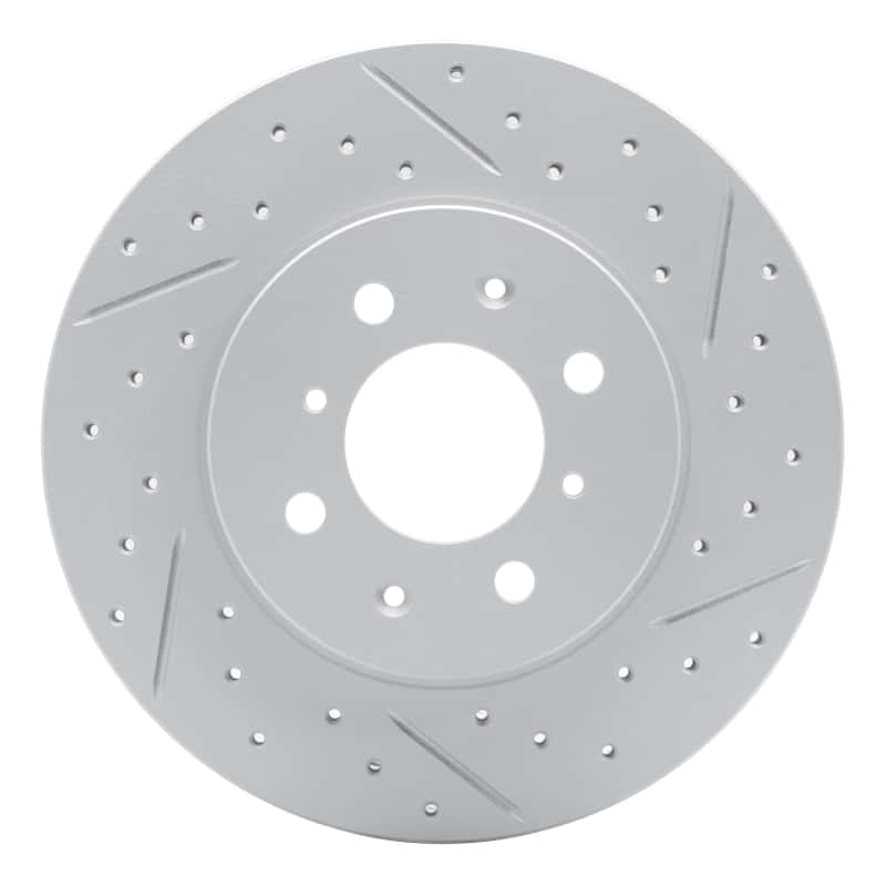 R1 Concepts — R1 12-15 Scion Iq Front Right Drilled & Slotted Geo-Carbon Rotor - view 1