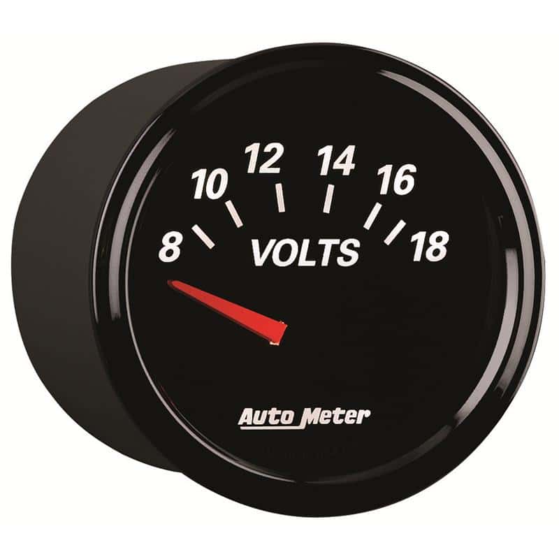 AutoMeter — Autometer Designer Black II 52mm 18V Voltmeter Gauge
GA 2" VOLT 18V DBII - view 7