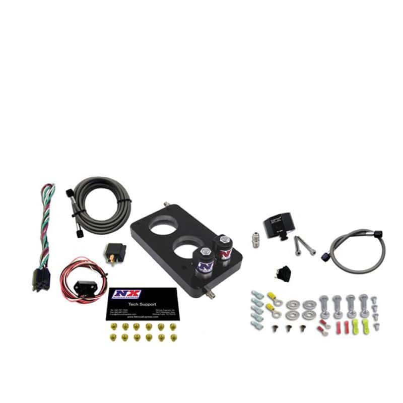 Nitrous Express — Nitrous Express 05-10 Ford Mustang 4.6L 3 Valve Nitrous Plate Kit (50-150HP) w/o Bottle
Injection System Kit
N2OSys - view 2