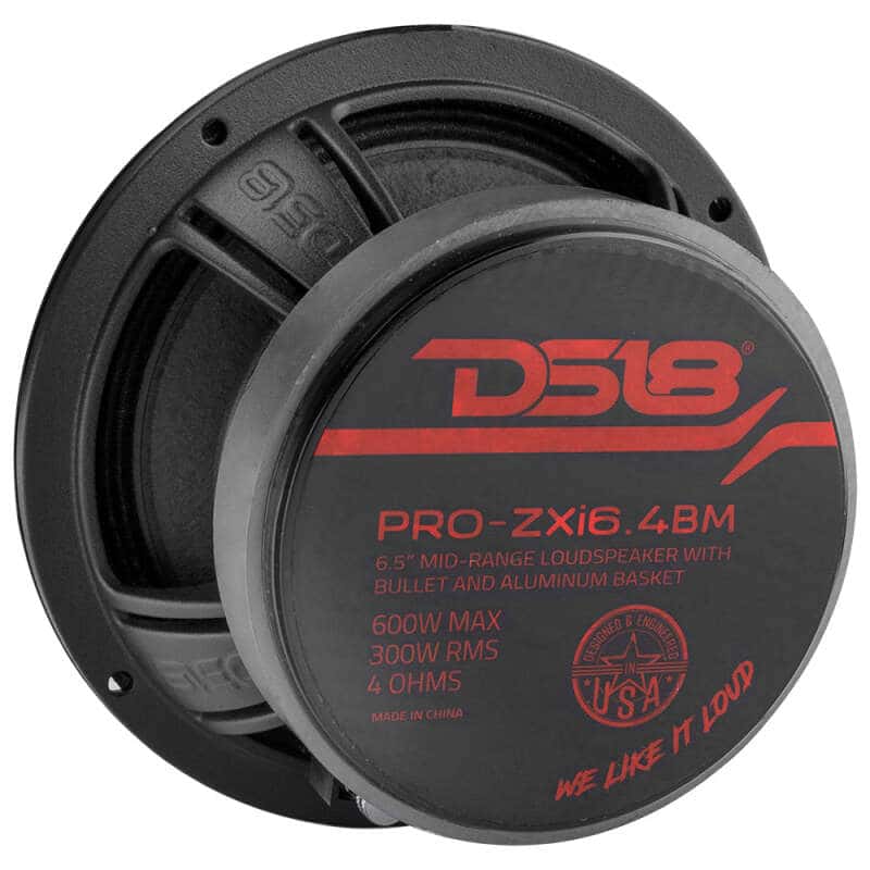 DS18 — DS18 6.5in 300 Watts RMS 4 ohm Neodymium and Ferrite Magnet Bullet Mid-Range Loudspeaker - view 3
