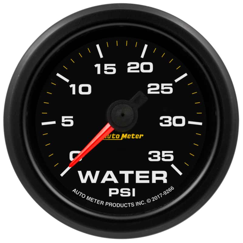 AutoMeter — Autometer Extreme Environment 2-1/16in 35PSI Water Pressure Gauge w/ Warning
GA 2" WTRP 35PSI EE - view 1