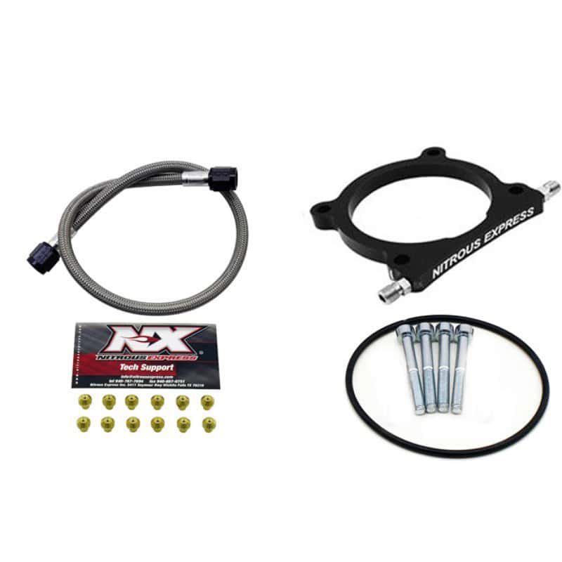 Nitrous Express — Nitrous Express 11-15 Ford Mustang GT 5.0L High Output Nitrous Plate Conversion
Injector Plate
N2OPlate - view 3