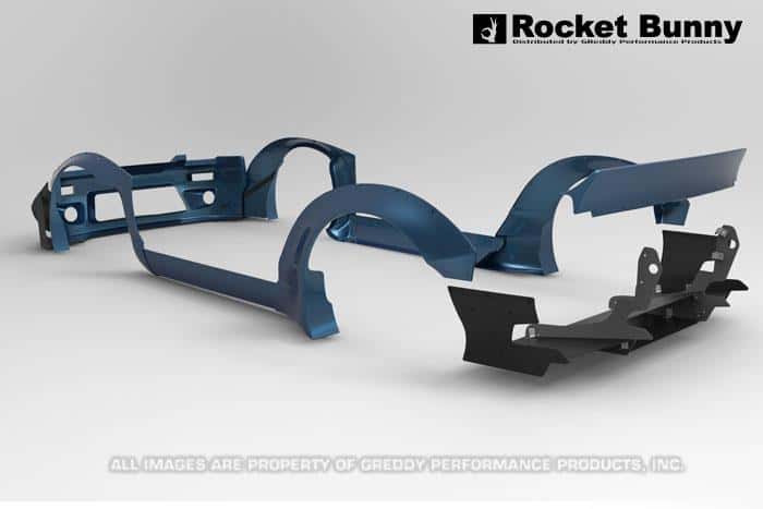 GReddy — GReddy RPS13 V2 Rocket Bunny Aero Side Skirts Only - view 7