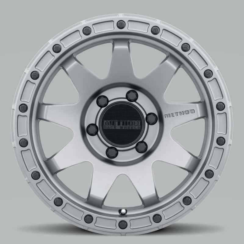 Method Wheels — Method MR317 17x8.5 0mm Offset 6x5.5 106.25mm CB Matte Titanium Wheel - view 1