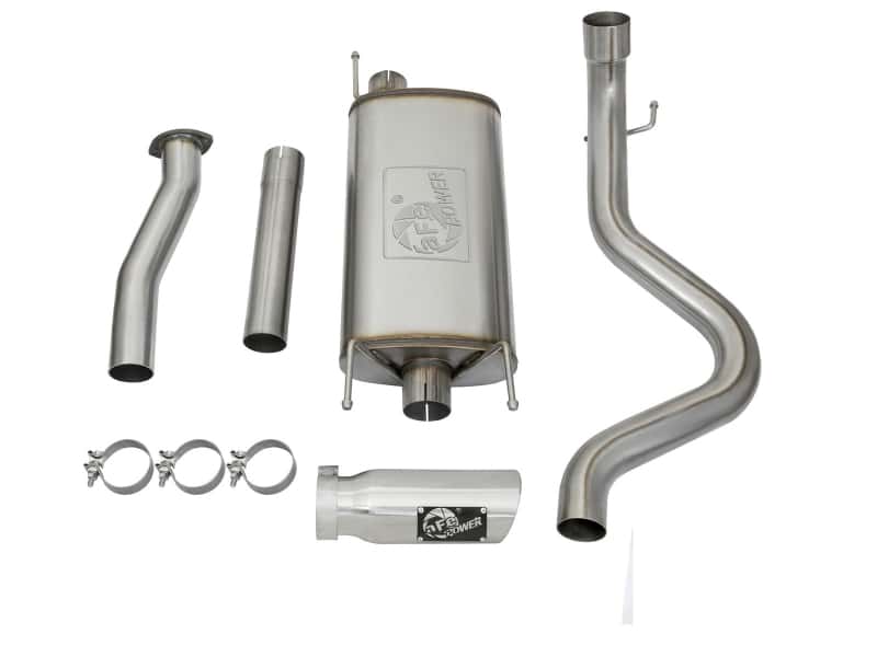 aFe — aFe MACHForce XP Cat-Back SS Exhaust w/ Polished Tips 16 Toyota Tacoma V6-3.5L
Cat-Back Exhaust - view 8