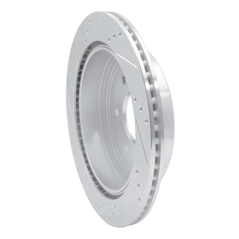 R1 Concepts — R1 17-24 Nissan Titan Rear Right Drilled & Slotted Silver Brake Rotor
R1 Brake Rotor Drill - view 4