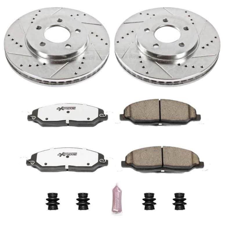 PowerStop — Power Stop 05-10 Ford Mustang Front Z26 Street Warrior Brake Kit - view 1