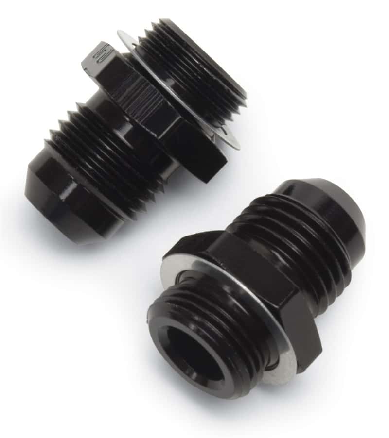 Russell — Russell Performance -6 AN Carb Adapter Fittings (2 pcs.) Black
CrbAdptFitting - view 1