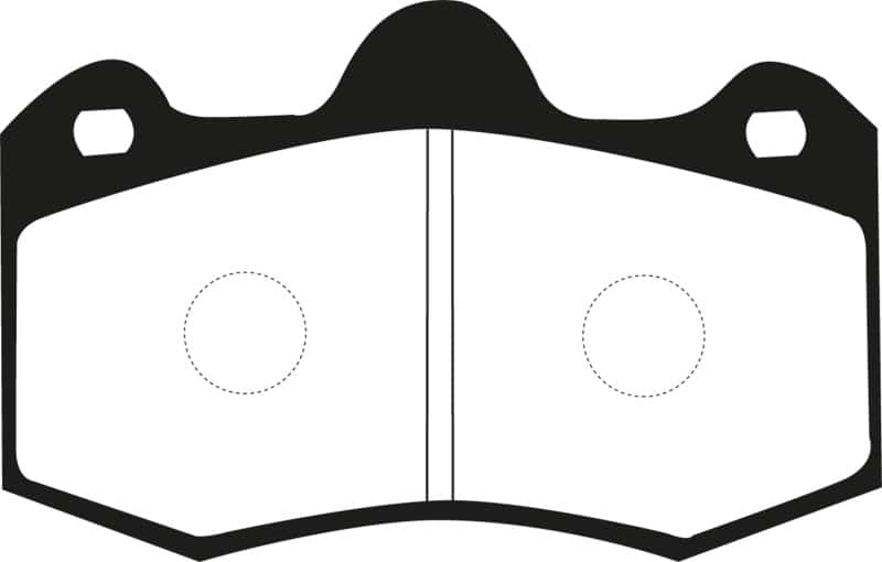 EBC — EBC 11+ Mclaren MP4-12C 3.8 Twin Turbo Bluestuff Rear Brake Pads
Disc Brake Pad - view 5