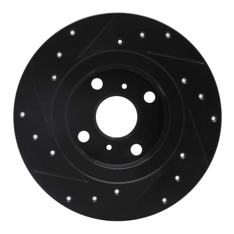 R1 Concepts — R1 87-89 Toyota MR2 Rear Right Drilled & Slotted Black Brake Rotor
R1 Brake Rotor Drill - view 5