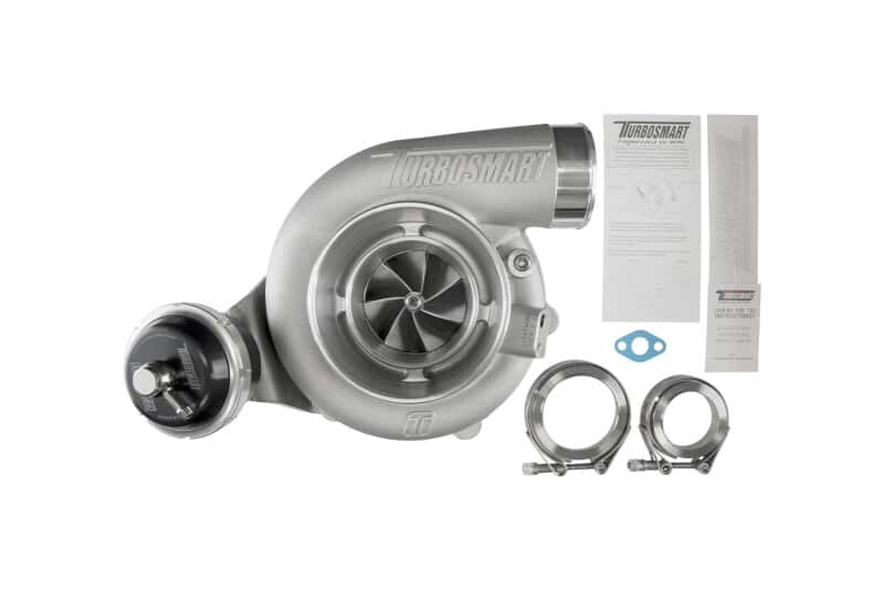 Turbosmart — Turbosmart Water Cooled 6262 V-Band Inlet/Outlet A/R 0.82 IWG75 Wastegate TS-2 Turbocharger
Turbocharger - view 5