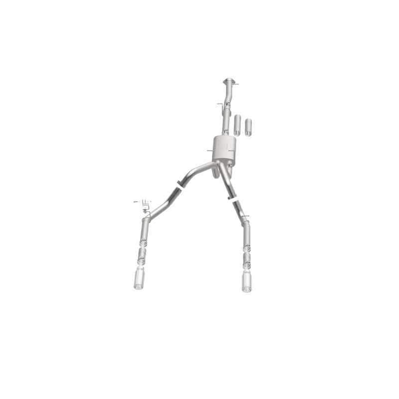 Magnaflow — MagnaFlow Stainless Cat-Back Exhaust 2015 Chevy Silverado 2500HD 6.0L Dual Split Rear Exit 4in
Cat-Back - view 22