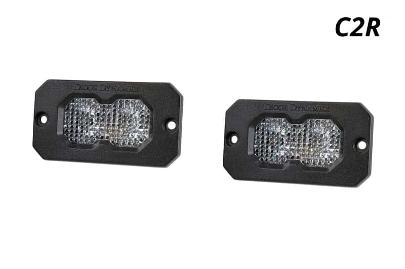 Diode Dynamics — Diode Dynamics C2R White Flood Flush Mount LED Pod (Pair) - view 1