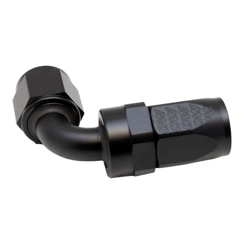 DeatschWerks — DeatschWerks 8AN Female Swivel 90-Degree Hose End CPE - Anodized Matte Black
Lines & Fittings - view 1