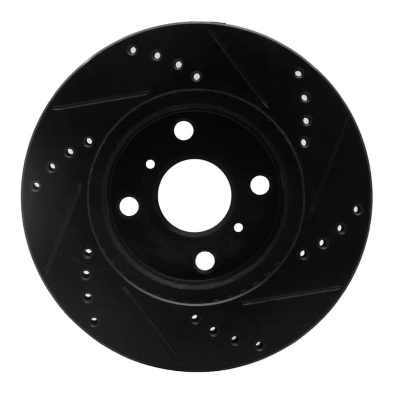 R1 Concepts — R1 06-19 Scion IQ Front Left Drilled & Slotted Black Brake Rotor
R1 Brake Rotor Drill - view 5