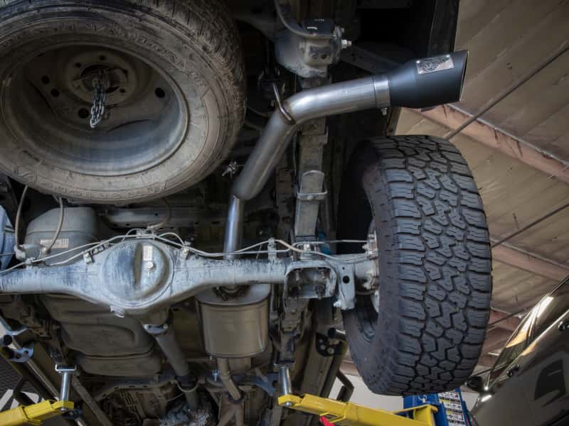 aFe — aFe 16-22 Toyota Tacoma Apollo GT Series 2.5in. - 3in. 409 SS Cat-Back Exhaust w/ Polished Tip
Cat-Back Exhaust - view 5