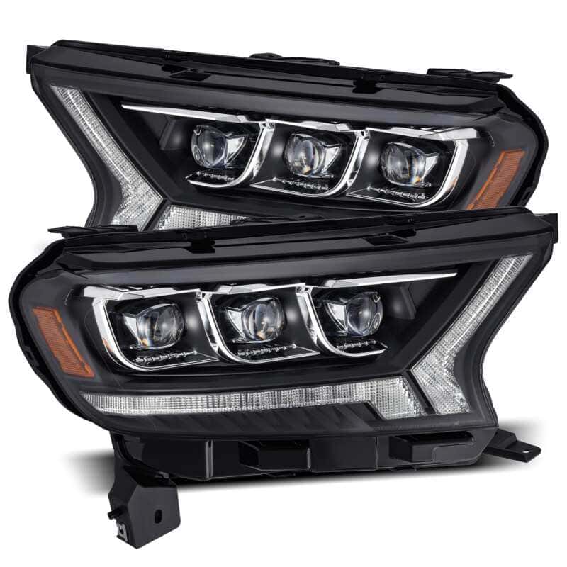 AlphaRex — AlphaRex 19-21 Ford Ranger NOVA LED Proj Headlights Plank Style Black w/Activ Light/Seq Signal/DRL
Projector Headlights - view 1