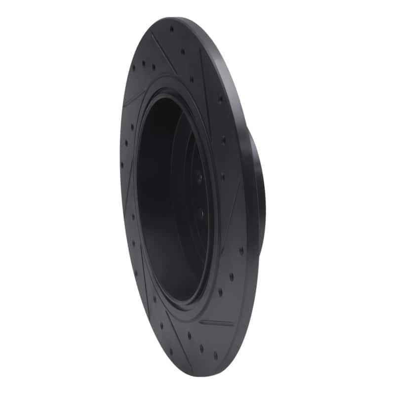 R1 Concepts — R1 09-14 Acura TL Rear Left Drilled & Slotted Black Brake Rotor
R1 Brake Rotor Drill - view 4