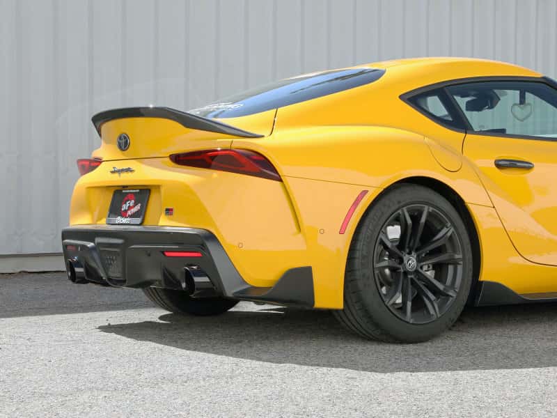 aFe — aFe POWER Takeda 2021 Toyota Supra 2.0L (t) 2.5in-3in 304 SS CB Exhaust w/ Black Tips
Cat-Back Exhaust - view 6