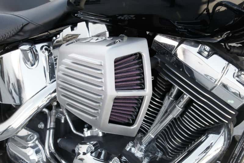 K&N Engineering — K&N Street Metal Intake System - Shaker Touring 2017 Silver Intake System-Harley-Davidson
Air Intake System - view 4