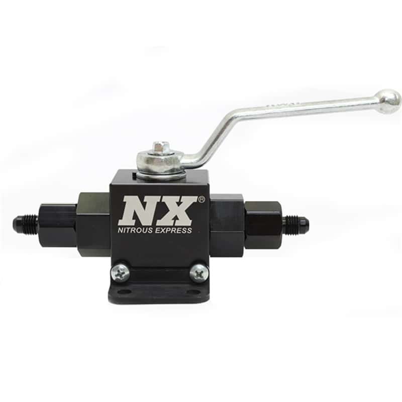 Nitrous Express — Nitrous Express Lightweight Billet In-Line Valve 1.5in I.D (4AN Fitting)
N2OInjtrPlate - view 1