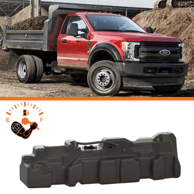Titan Fuel Tanks — Titan Fuel Tanks 17-24 Ford Universal Cab & Chassis 40 Gallon XXL Mid-Ship Fuel Tank
Fuel Tank - view 2