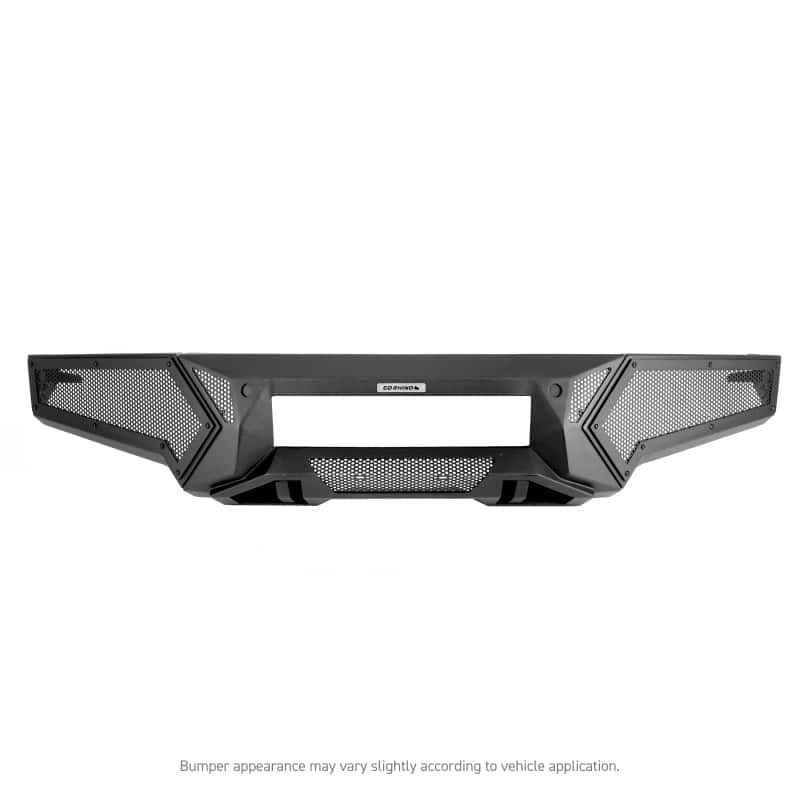 Go Rhino — Go Rhino 19-24 Ram 1500 (Excl. Rebel/Warlock/TRX) Element FR Bumper w/Fixed Lgt Bar Mount - Tex. Blk
Element Front Bumper - view 3