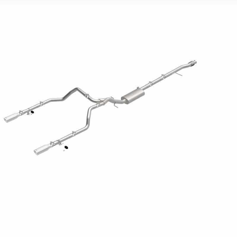 Magnaflow — MagnaFlow 2019 Chevy Silverado 1500 V8 5.3L/V6 4.3 Street Series Dual Exit Exhaust w/ Polished Tips
Cat-Back - view 6