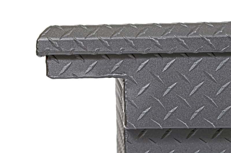 Dee Zee — Dee Zee Universal Tool Box - Red Crossover - Single Lid Black BT (Low/Txt Blk)
ToolBxTrkBedRTR - view 3