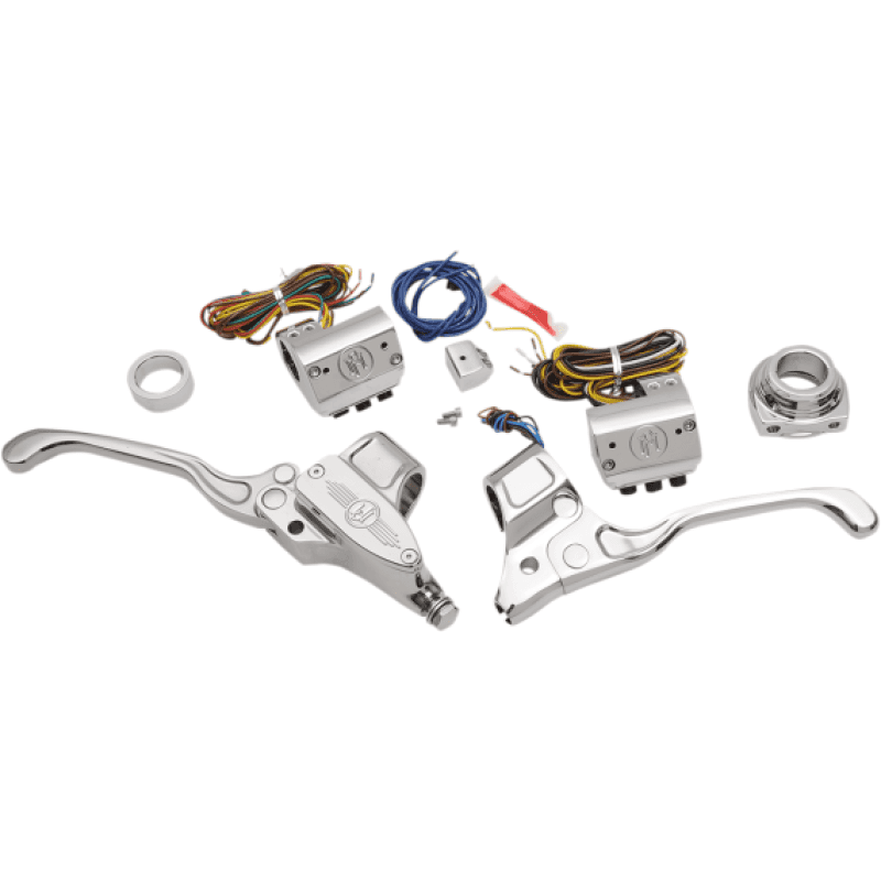 Performance Machine — Performance Machine 9/16 Hand Control Set Cable - Chrome - view 1