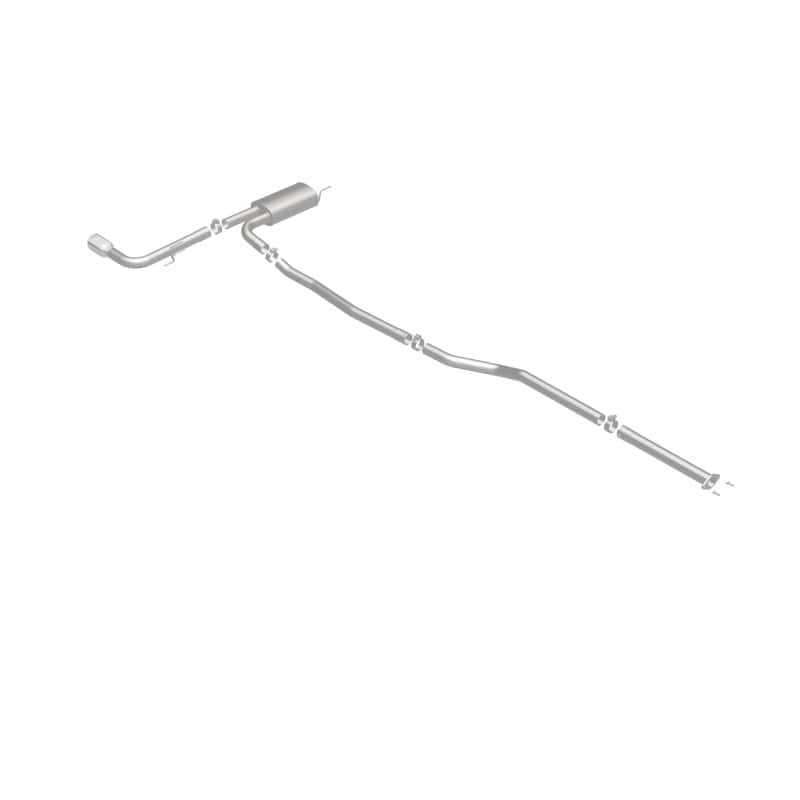 Magnaflow — MagnaFlow Cat Back, SS, 2.5in, Street, Single Straight Pass. Polished 4in Tip, 2015 Ford Fusion 2.5L
Cat-Back - view 11