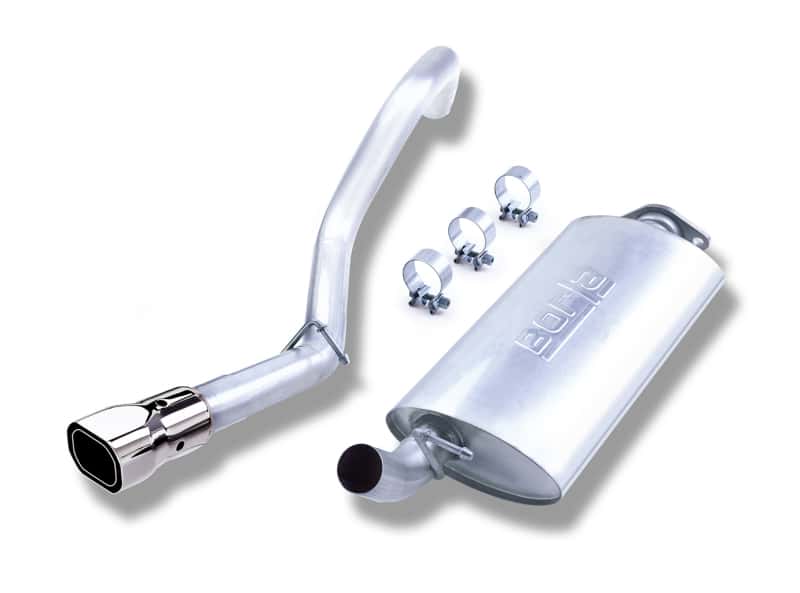 Borla — Borla 00-06 Jeep Wrangler Sport/SE/X/Rubicon Sahara 2.5L/4cyl 4.0L/6cyl SS Catback Exhaust
Cat-Back System
ExhstSysKt - view 1