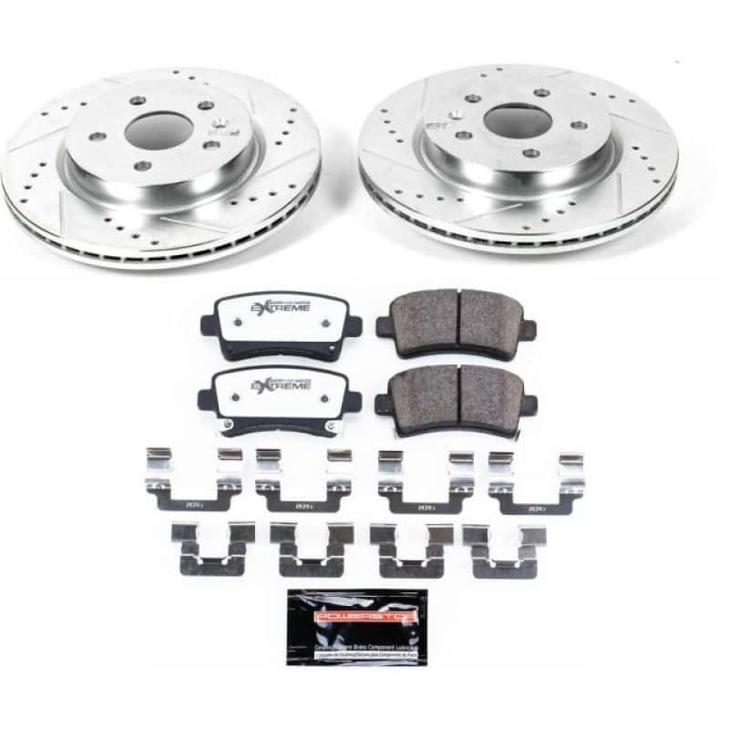 PowerStop — Power Stop 2010 Buick Allure Rear Z26 Street Warrior Brake Kit - view 1