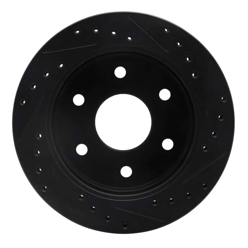 R1 Concepts — R1 1988-2000 Cadillac Escalade Front Left Drilled & Slotted Black Brake Rotor
R1 Brake Rotor Drill - view 5