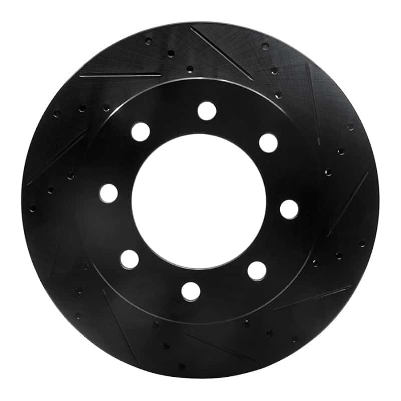 R1 Concepts — R1 03-08 Dodge Ram 3500 Front Right Drilled & Slotted Black Brake Rotor
R1 Brake Rotor Drill - view 1