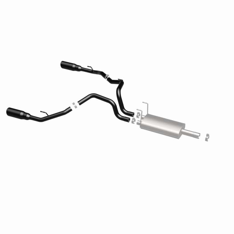 Magnaflow — Magnaflow 09-15 Dodge Ram 1500 V8 Dual Spilt Rear Exit Black Stainless C/B Perf Exhaust
Cat-Back - view 8