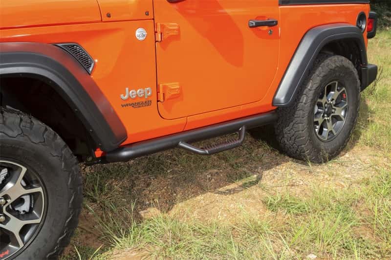 Rugged Ridge — Rugged Ridge Spartan Nerf Bar Textured Black 18-20 Jeep Wrangler JL 2 Door
OFFROAD_STEPSSLIDERS
Nerf/Step Bar - view 6
