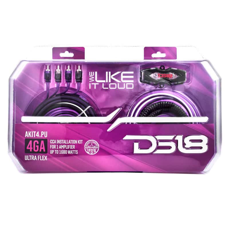 DS18 — DS18 4-GA Amplifier Install Kit Advance- Purple - view 3