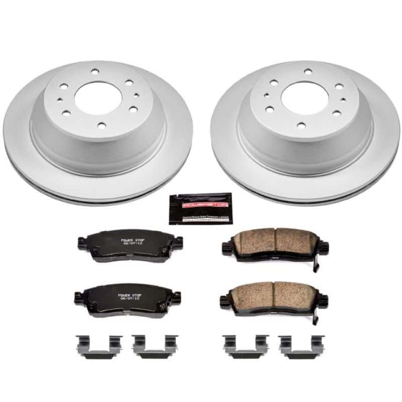 PowerStop — Power Stop 04-07 Buick Rainier Rear Z17 Evolution Geomet Coated Brake Kit - view 1