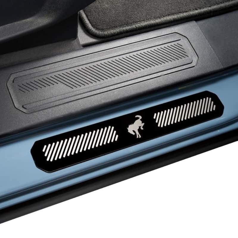 Putco — Putco 21-23 Ford Bronco w/Bronco Etching (4pcs) Black Platinum Door Sills - view 1