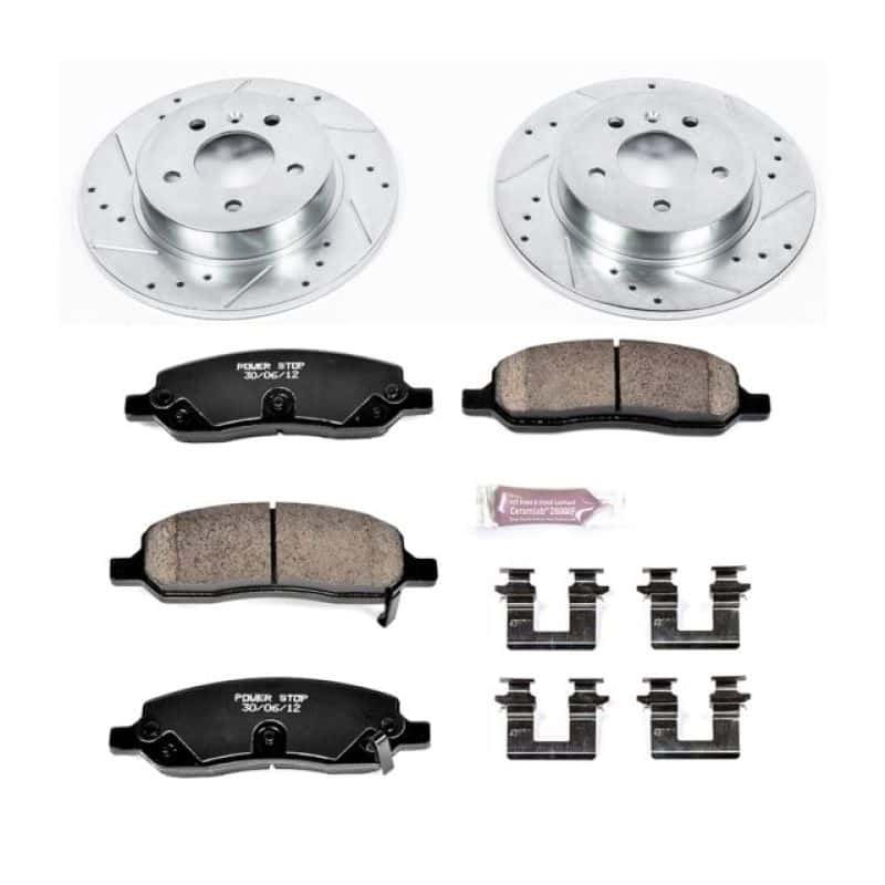 PowerStop — Power Stop 06-11 Buick Lucerne Rear Z23 Evolution Sport Brake Kit - view 1