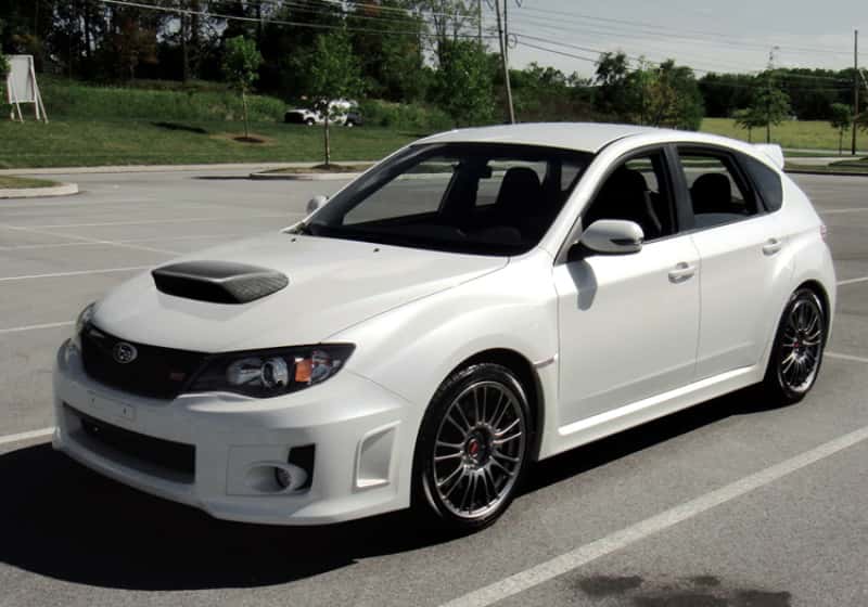 Seibon — Seibon 08-10 Subaru Impreza WRX STI CWIII-Style CF Hood Scoop - Only Fits OEM Hood (Not Seibon Hood) - view 8