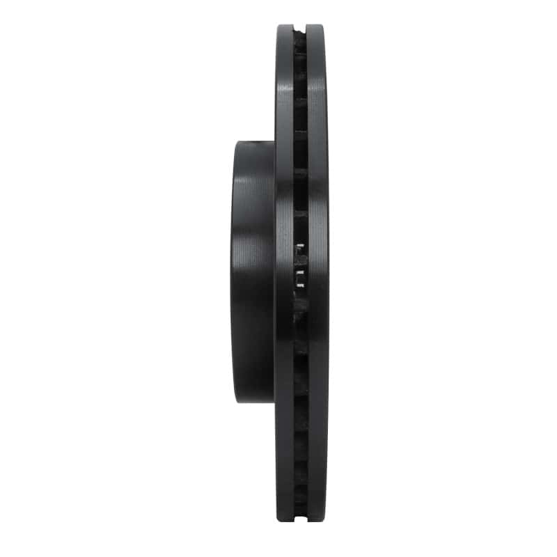 R1 Concepts — R1 04-13 Mazda 3 Front Right Drilled & Slotted Black Brake Rotor
R1 Brake Rotor Drill - view 3