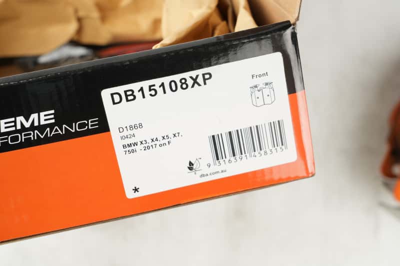DBA — DBA 19-22 BMW 330i (w/M Perf Brakes/374mm Front Rotor) Front XP Performance Brake Pads
Brake Pad - view 3