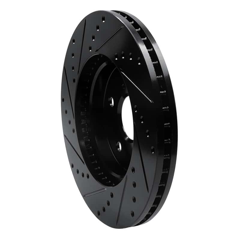 R1 Concepts — R1 02-15 Lexus ES300 Front Right Drilled & Slotted Black Brake Rotor
R1 Brake Rotor Drill - view 4
