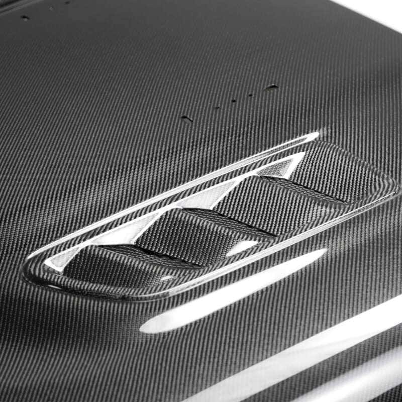 Anderson Composites — Anderson Composites 19-20 Jeep Wrangler Rubicon Type-OE Carbon Fiber Hood - view 6