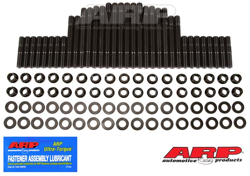 ARP — ARP SB Chevy, w/-12 rollover Brodix angle mill MX, head stud kit - view 1