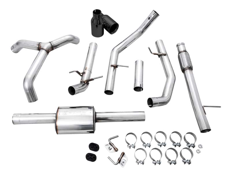 AWE Tuning — AWE Tuning 4th Gen GM 1500 5.3L 0FG Catback Split Rear Exit (Flat Bumper) - Dual Diamond Tips
0FG Catback - view 6